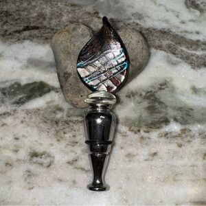 Murano Two’s Company Wine Bottle Stopper